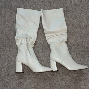 White Steve Madden Boots